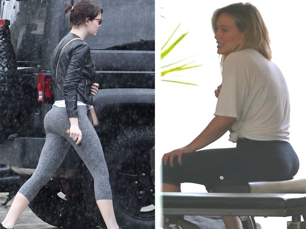 Emma Stones Ass In Tights Vs Hilary Duffs Ass In Tights