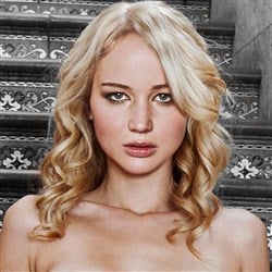 Jennifer Lawrence Poses In The Nude On Some Steps
