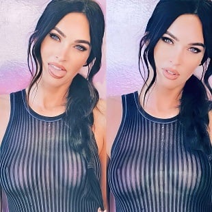 Megan Fox Continues To Show Off Her Bare Boobies