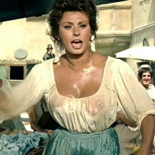 Sophia Loren Nude See Thru Scenes From Madame In K