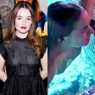 Kaitlyn Dever Braless See Thru And Wet Tits And Ass