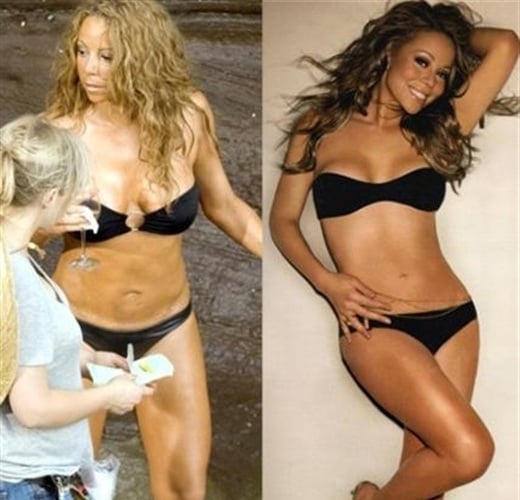 What Celebrities Look Like Before &amp; After Airbrushing