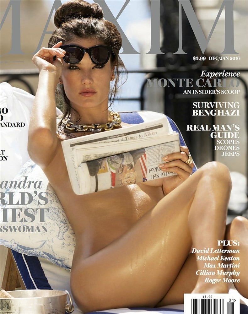 Alessandra Ambrosio Nude In The New Issue Of Maxim