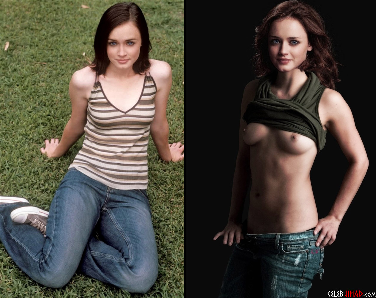 Alexis bledel nip slip