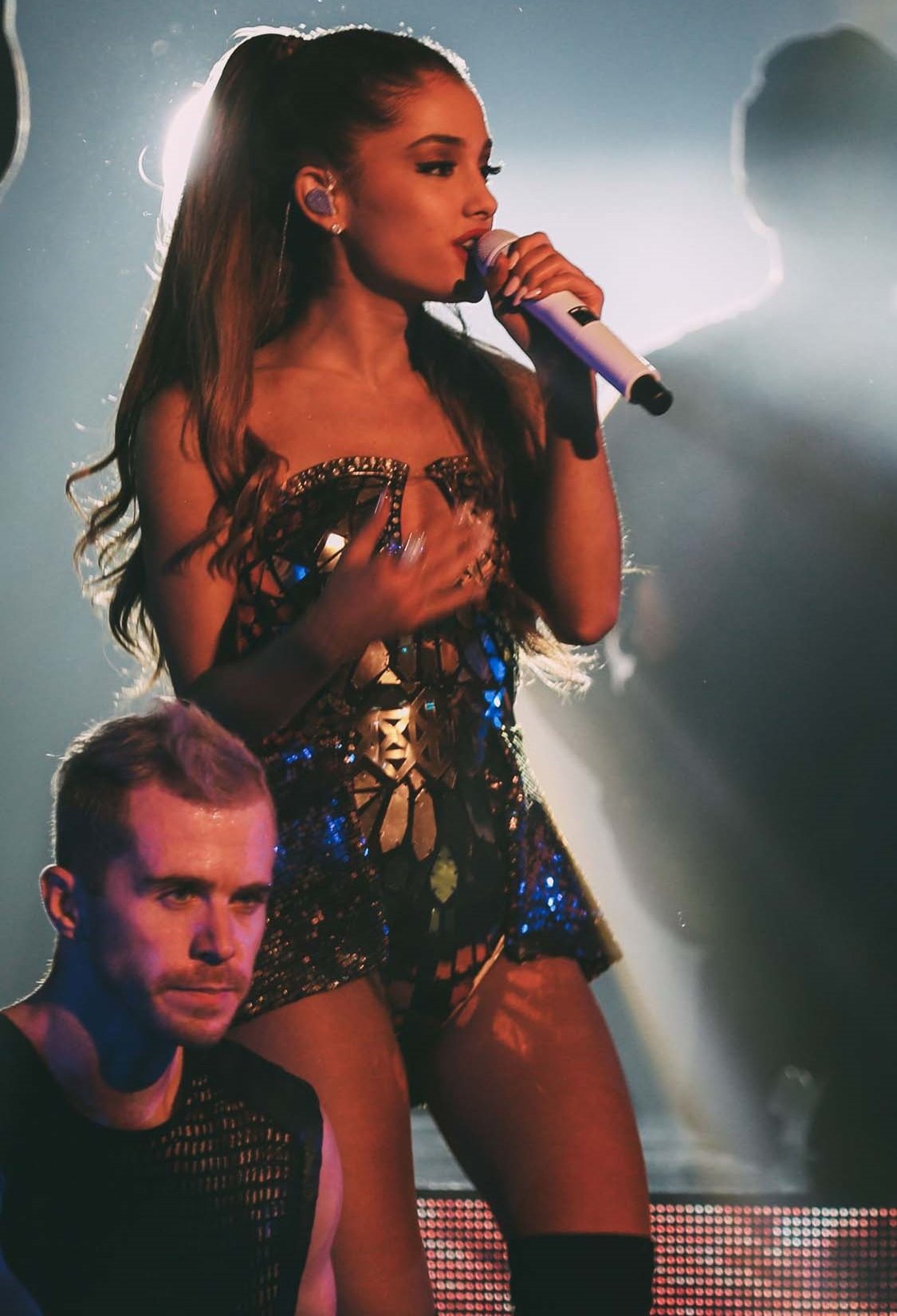 Ariana Grande Shows Her Down Under While Performing Down Under
