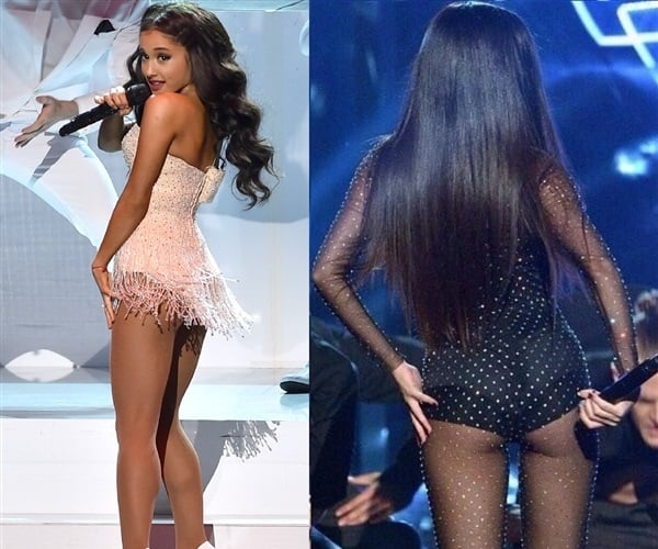 Ariana Grande &amp; Selena Gomez Whore Their Asses At The AMAs