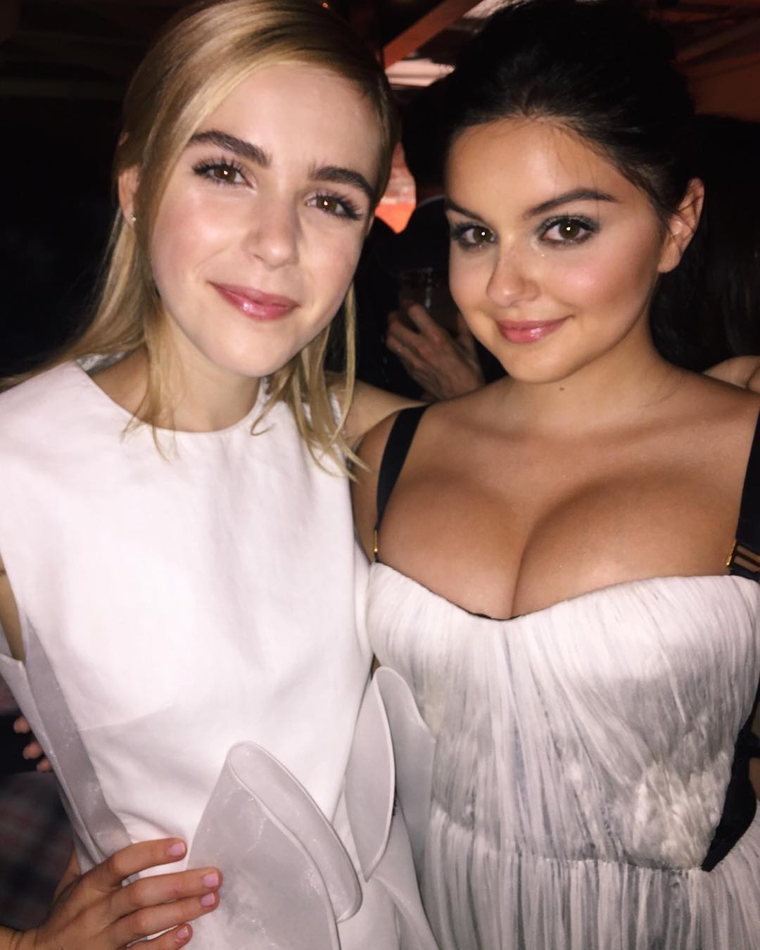 Ariel Winter Takes Her Cleavage Out To An Emmy Party