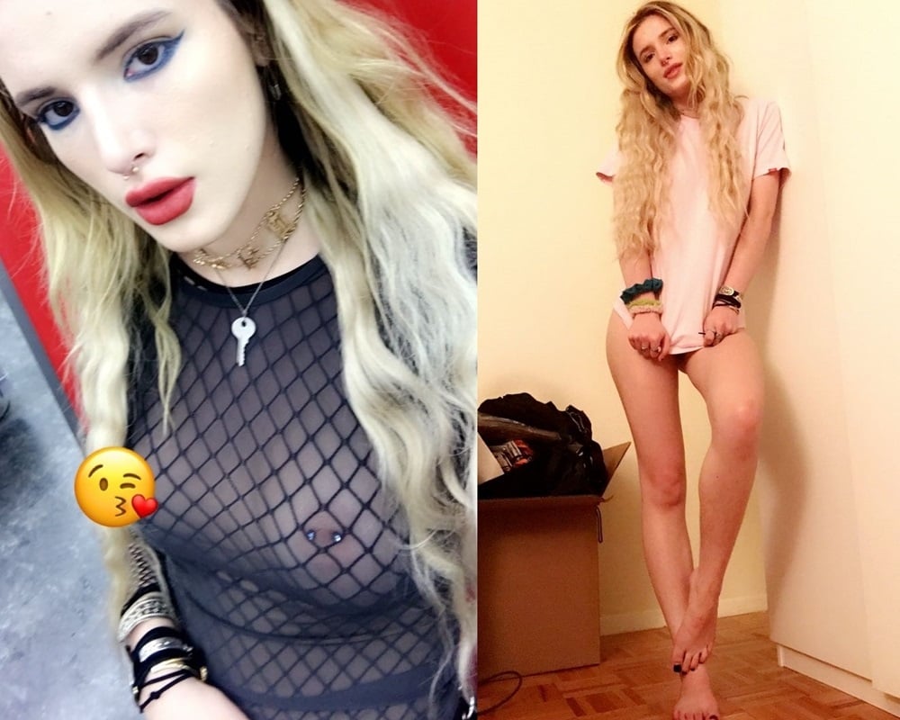 Bella Thorne Shows Her Nipple On Snapchat Again