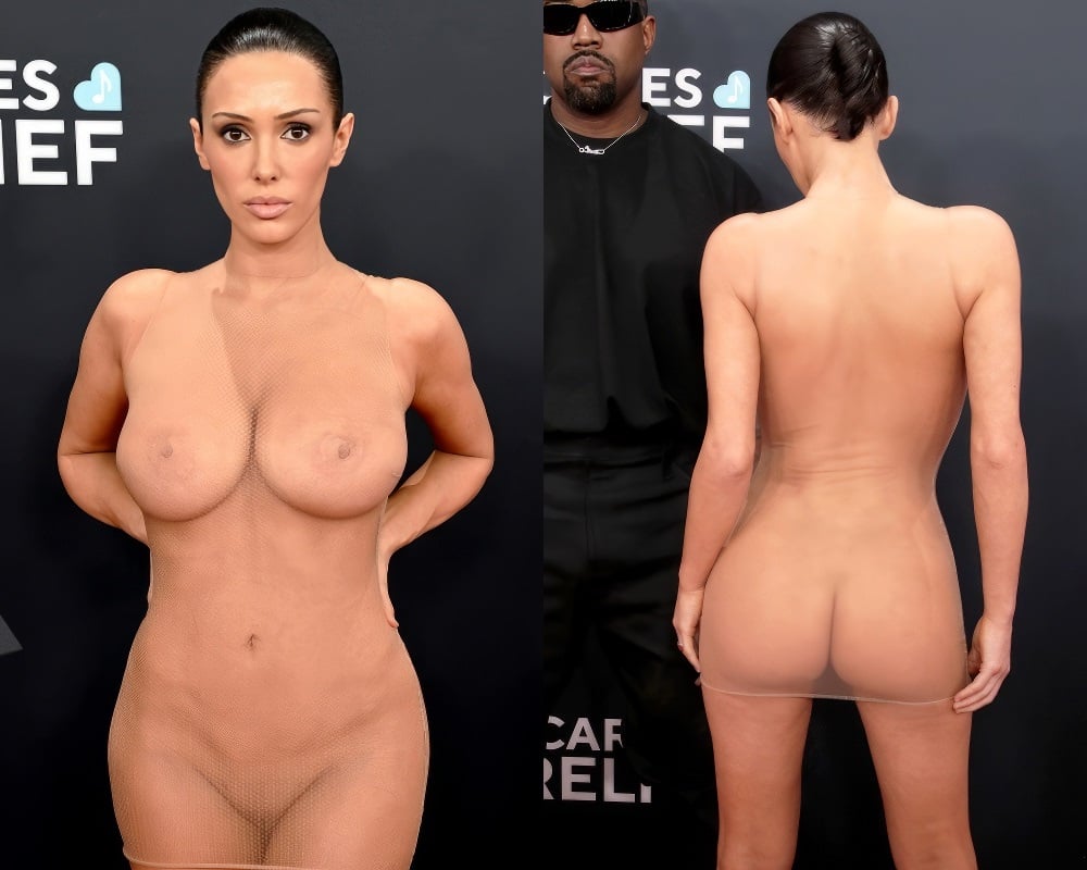 Bianca Censori Fully Nude At The Grammys