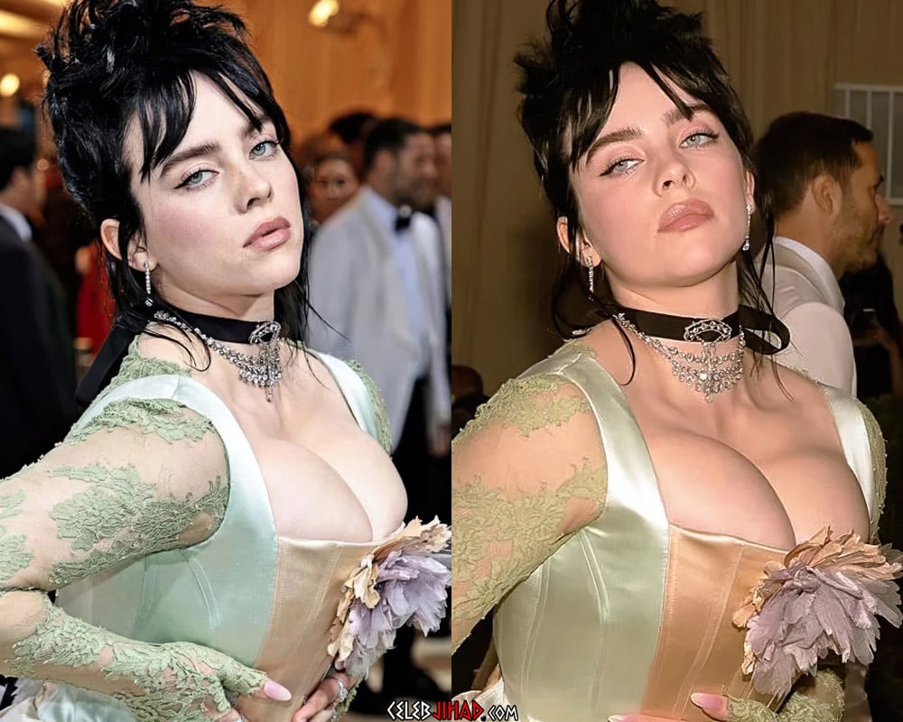 Billie Eilish With Her Tits Out At The Met Gala 