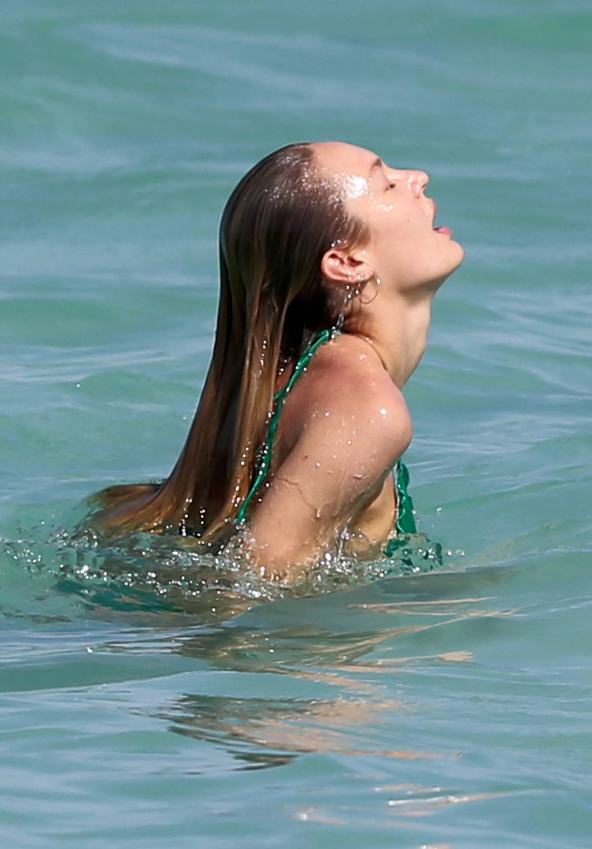 Candice Swanepoel Thong Bikini Candids From Miami