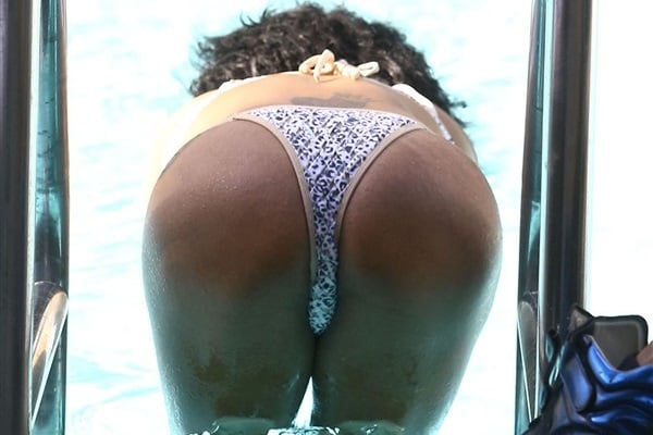 Christina Milian thong