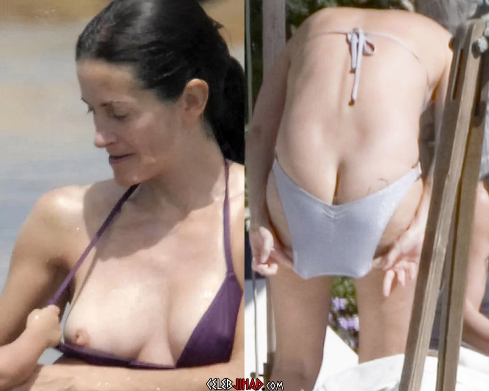 Courteney Cox nude.