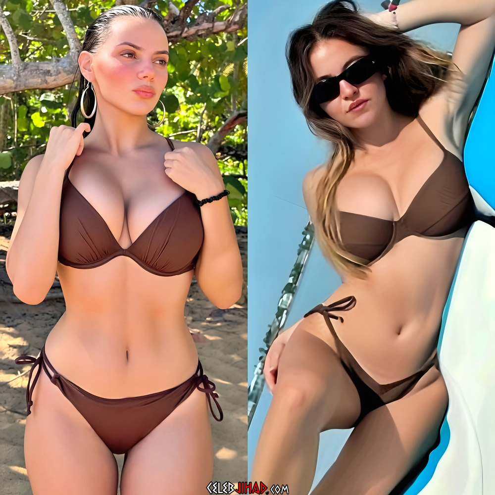 Dafne Keen Sydney Sweeney bikini