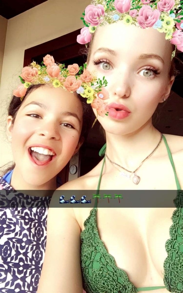 Dove Cameron Bikini Top Selfies And Oral Fixation
