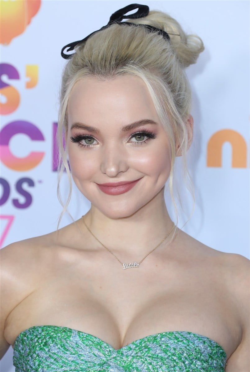 Dove Cameron Presses Her Boobs Together For Nickelodeon