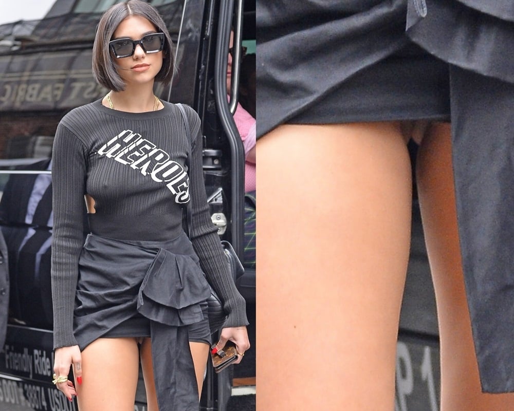 Dua Lipa pokies upskirt