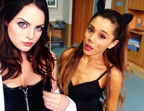 Elizabeth Gillies And Ariana Grande S Halloween Costumes