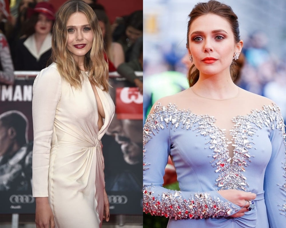 Elizabeth Olsen nip pokies