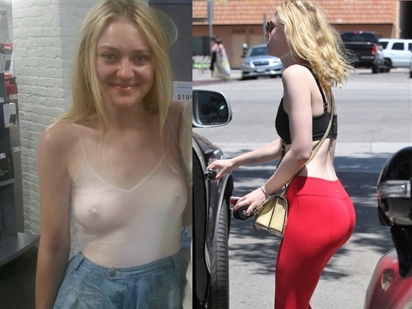 22-year-old Dakota Fanning and her 18-year-old sister Elle Fanning took the...