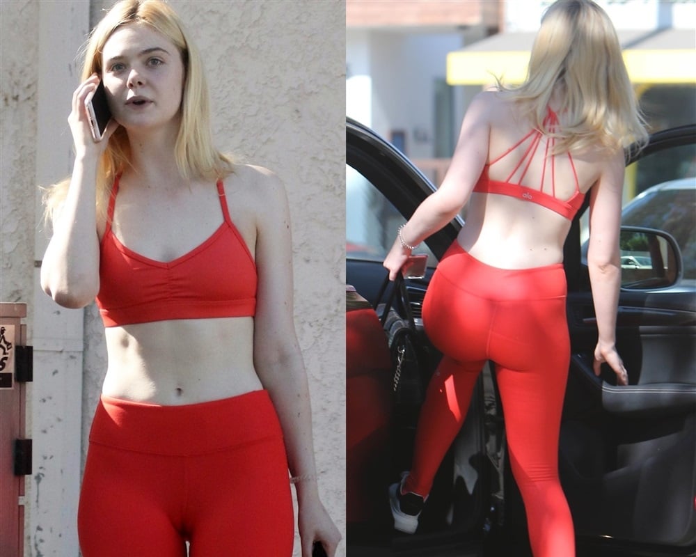 Elle Fanning Cameltoe