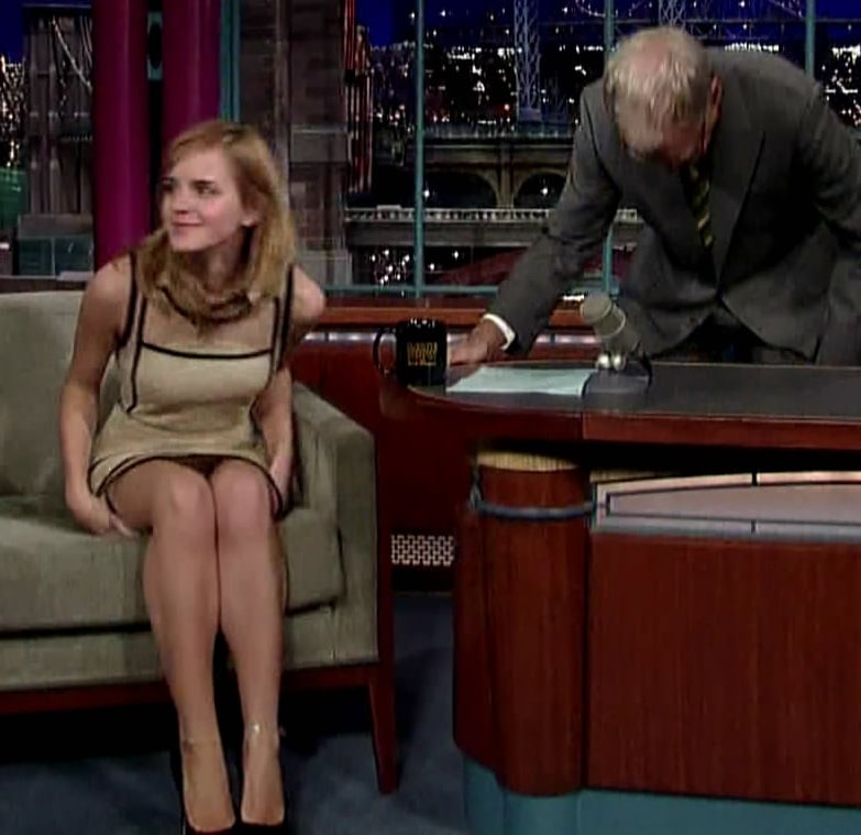 Actress and sorceress Emma Watson appeared on the David Letterman late nigh...