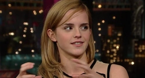 Emma Watson Upskirt On Letterman 