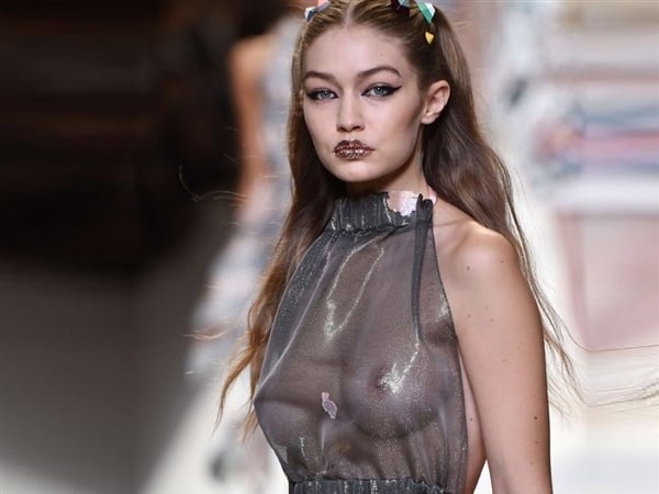 Gigi Hadid boobs.