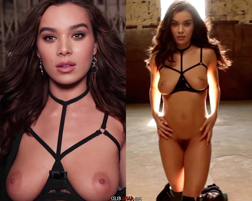 Hailee Steinfeld appears to show off her nude body while getting ready for ...