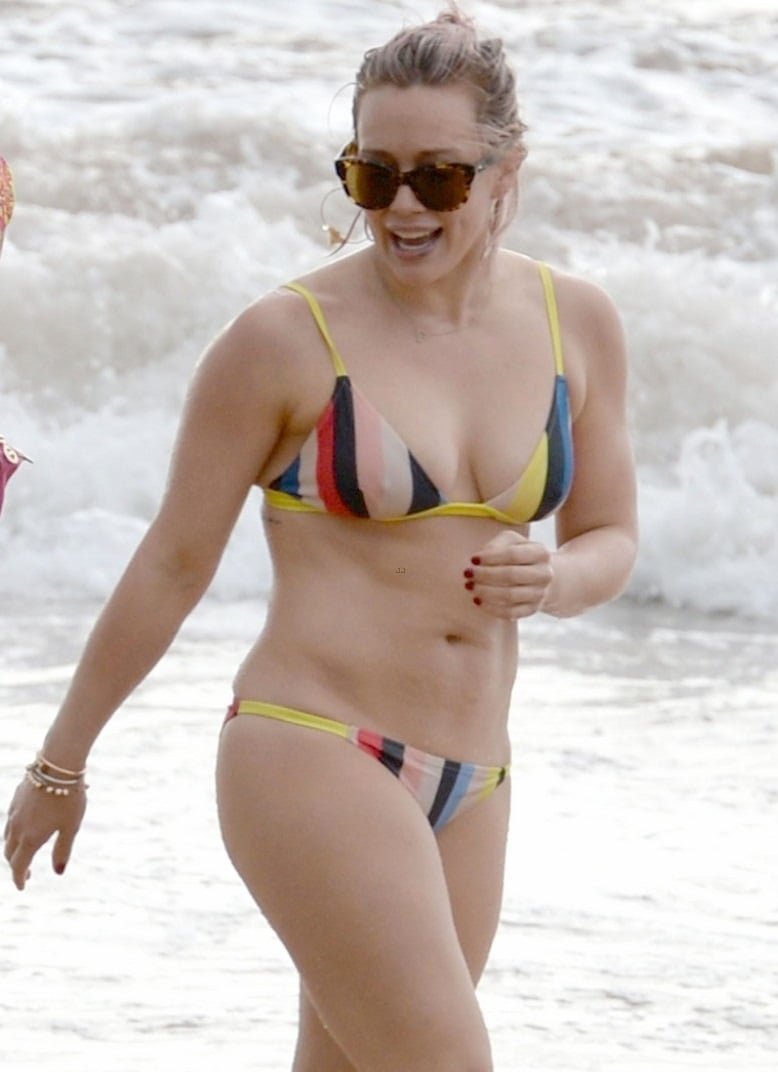 Hilary Duff Shows Off Her Disgusting “Mom Bod” In A Bikini
