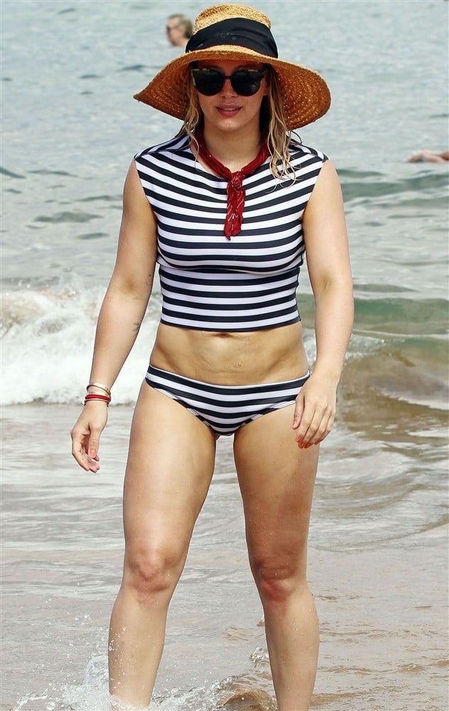 Britney Spears And Hilary Duff Are Hardbody MILFs In Bikinis