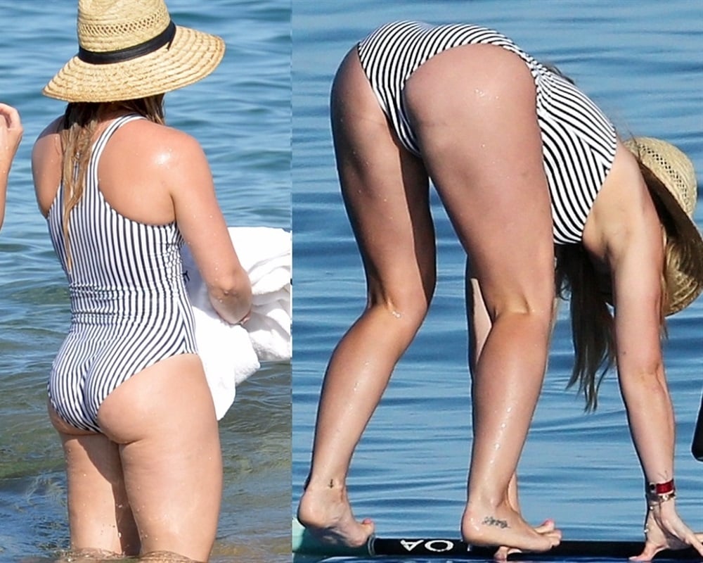 Hilary Duff’s Legendary Thick Ass In A Swimsuit