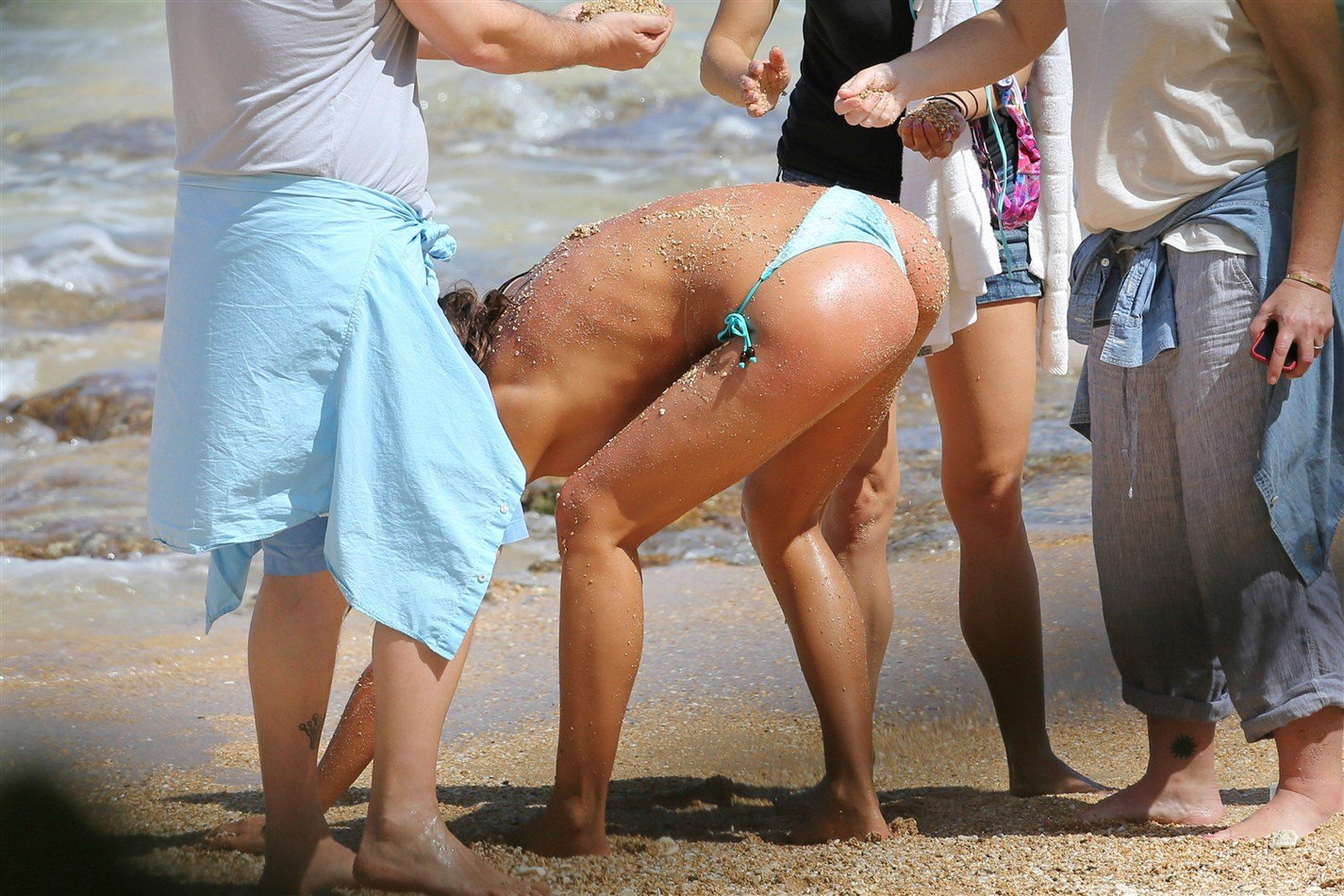 Irina Shayk Topless In A Bikini Behind The Scenes Pics