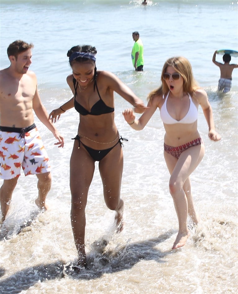 Jennette McCurdy In A Bikini Frolicking With Homosexuals