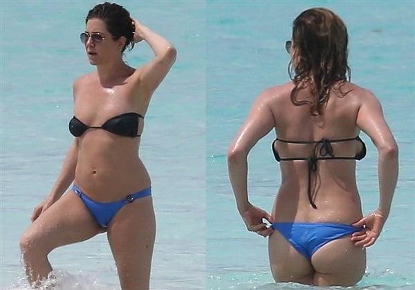 Jennifer Aniston Looking Fat In A Bikini