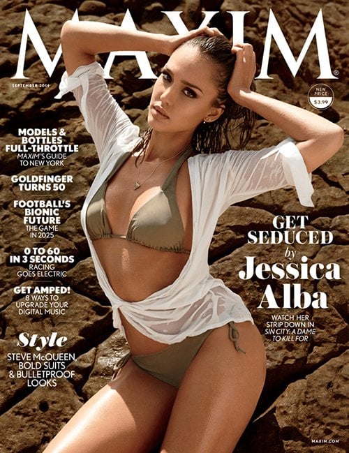 Jessica Alba In The September 2014 Issue Of Maxim