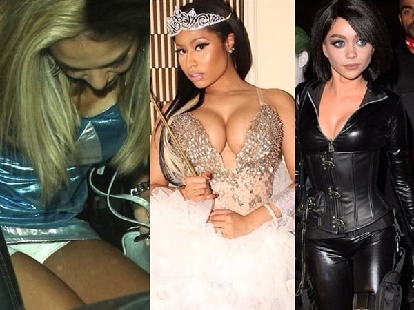 Jessica Alba Nicki Minaj Sarah Hyland Halloween