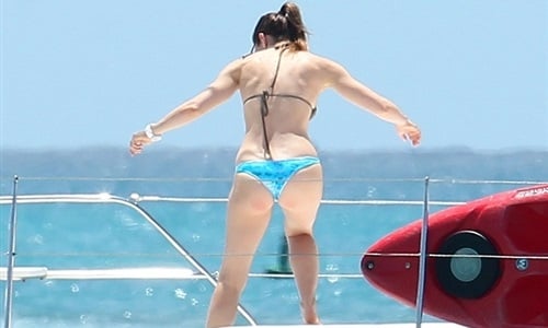 Jessica Biel thong bikini