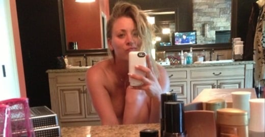 Alle durchgesickerten Handybilder von Kaley Cuoco.