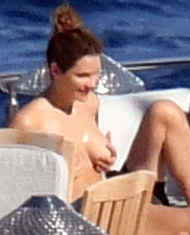 Katharine McPhee Topless Nude Sunbathing