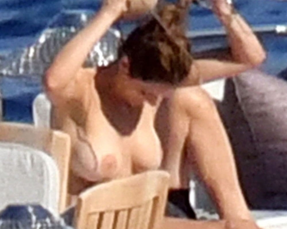 Katharine McPhee Topless Nude Sunbathing.