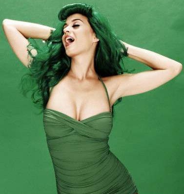 Katy Perry Offends In Slutty Green Outfit