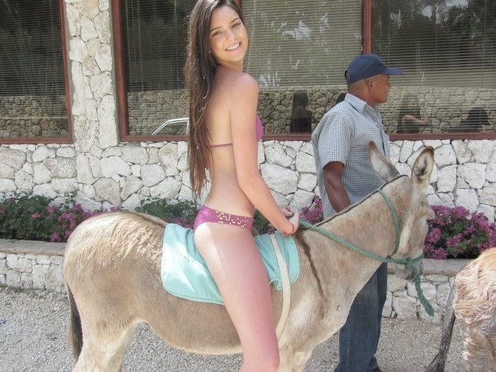 Kendall Jenner Bikini Donkey Show