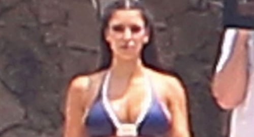 Kim Kardashian bikini