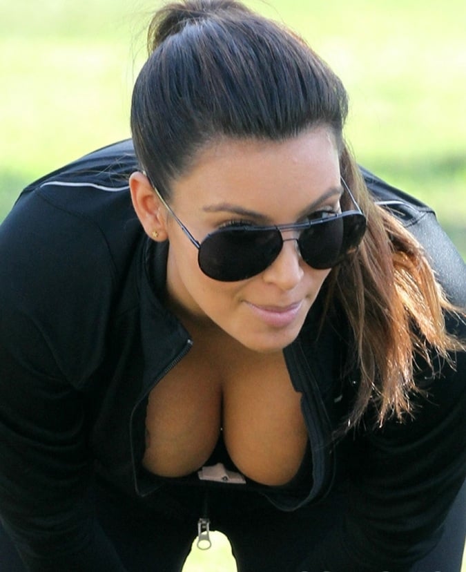 Kim Kardashian Caught Pooping In Public
