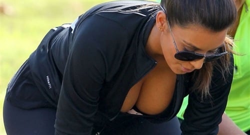 Kim Kardashian cleavage