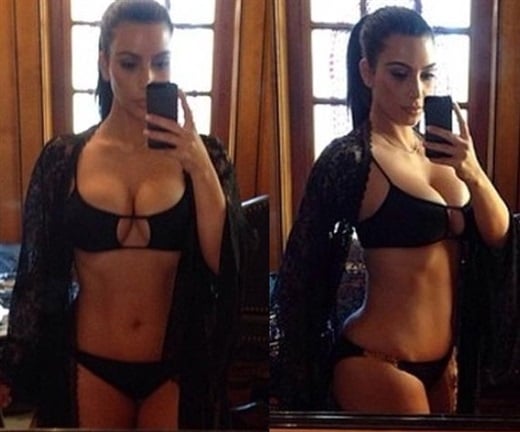 Kim Kardashian selfie