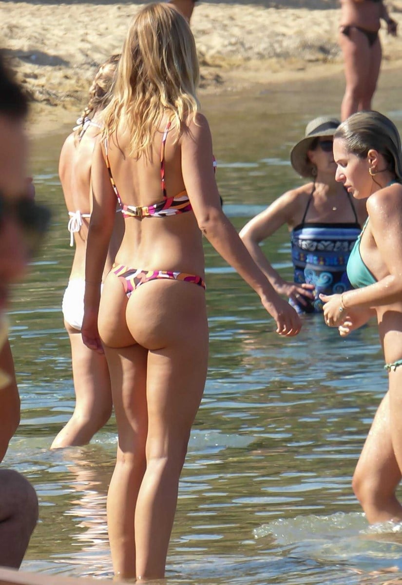 Kimberley Garner Thong Bikini Greece Vacation Pics