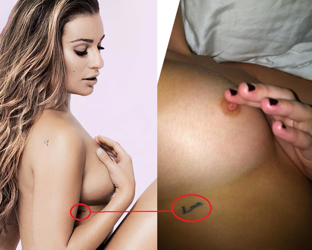 Lea Michele  nackt