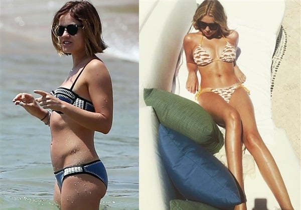 Lucy Hale Ashley Benson bikini